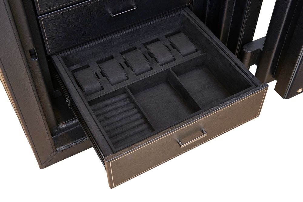 Athos 4 Piece Watch Winder and Jewelry Safe