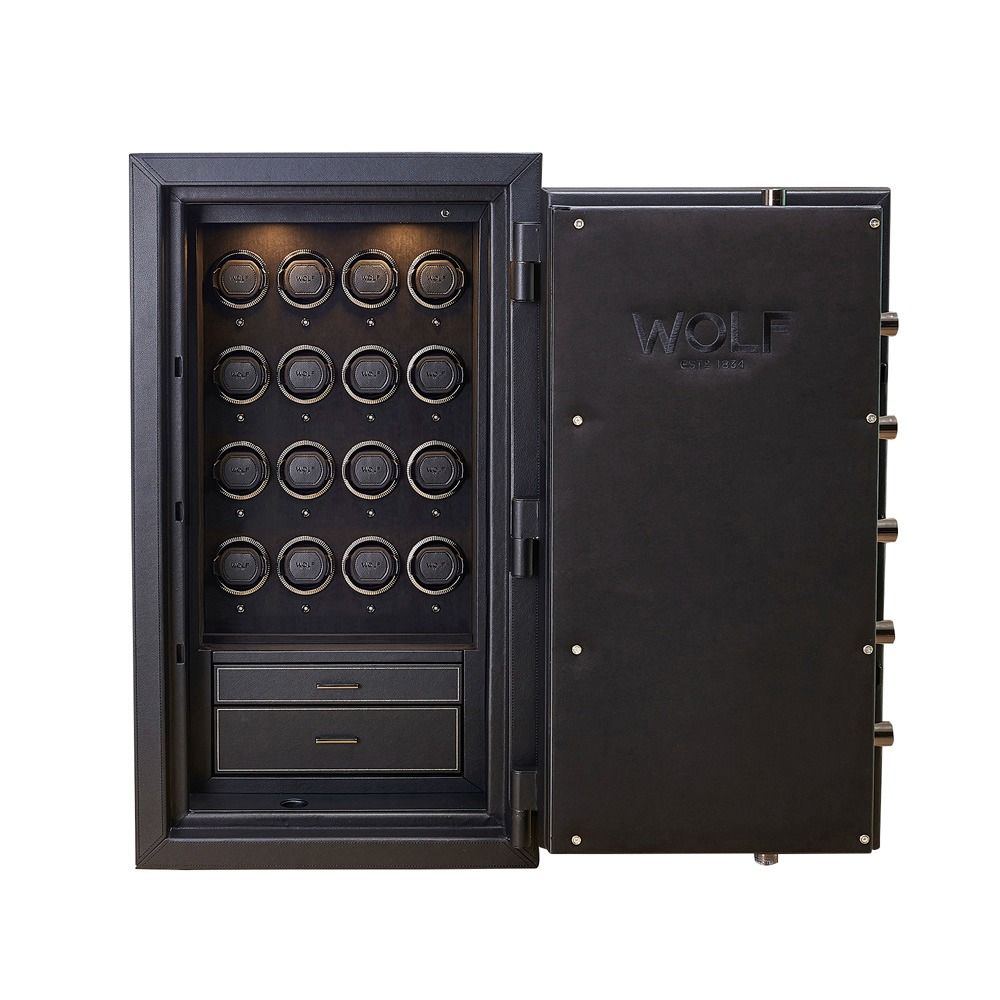 Athos 16 Piece Watch Winder and Jewelry Safe